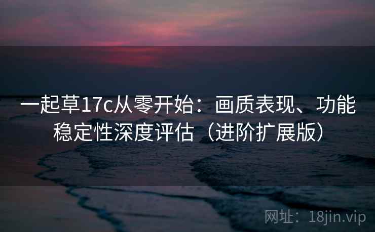一起草17c从零开始：画质表现、功能稳定性深度评估（进阶扩展版）