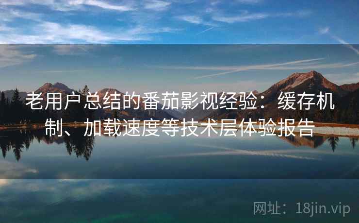 老用户总结的番茄影视经验：缓存机制、加载速度等技术层体验报告