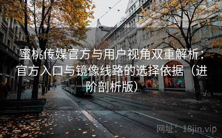 蜜桃传媒官方与用户视角双重解析：官方入口与镜像线路的选择依据（进阶剖析版）